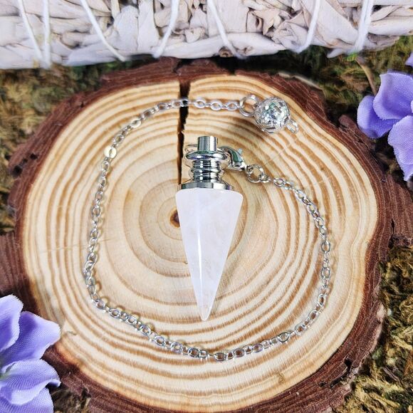 Quartz Crystal Fancy Pendulum #9 - Picture 1 of 2